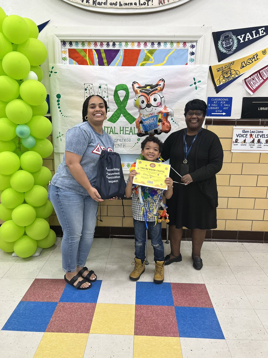 Inside every <a href="/GlenLeaElem/">Glen Lea Elementary</a> scholar is a TRIPLE A WINNER: Attitude, Attendance, &amp; Achievement 🎉🦁🙌🧮📚