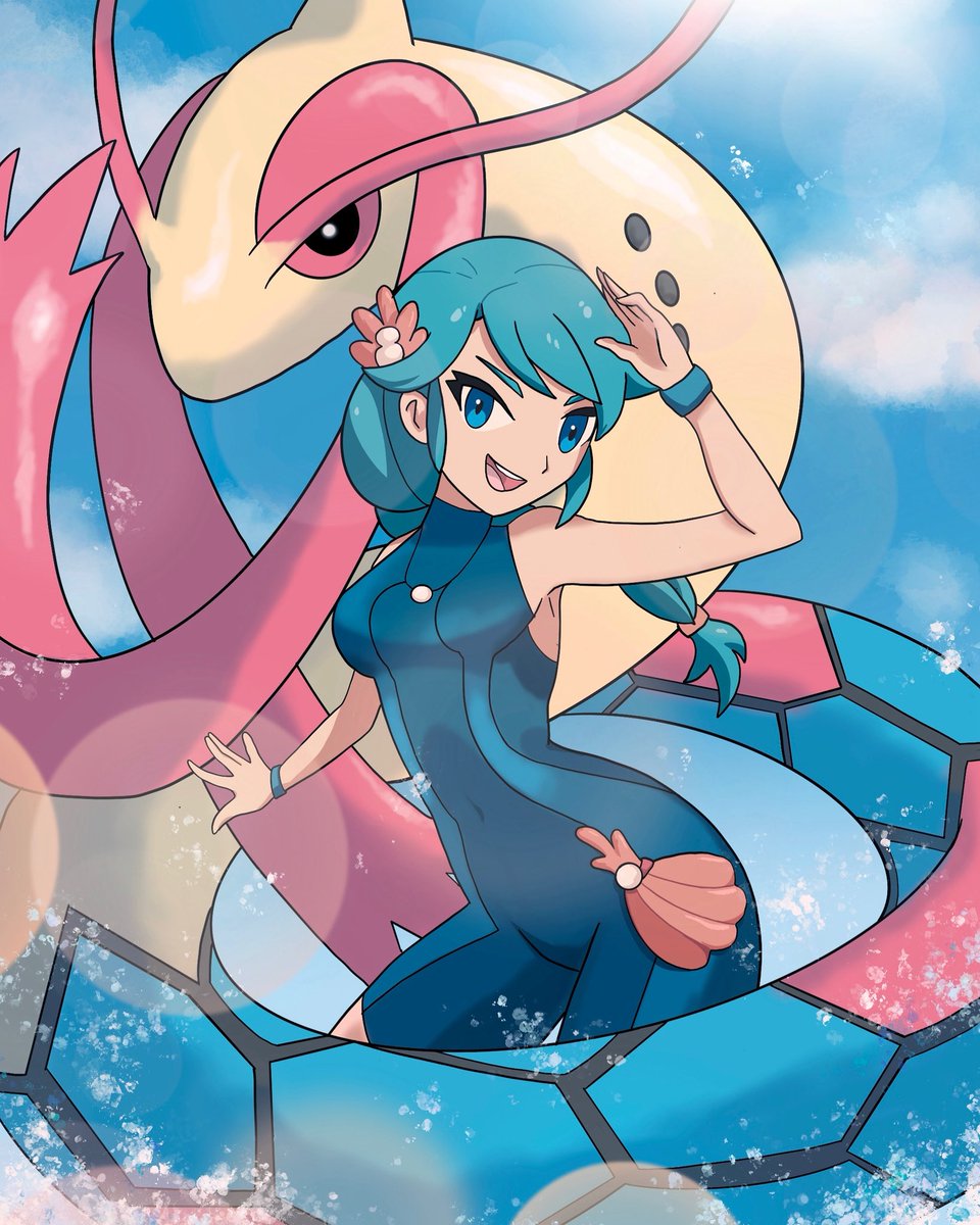 AnimeMasterRoz's tweet photo. Merina and Milotic #pokemonfanart #fanart #pokemon #oc #artprocess #digitalart #ArtistOnTwitter #pokemonart #pokemongo https://t.co/pH1wFp7DxS