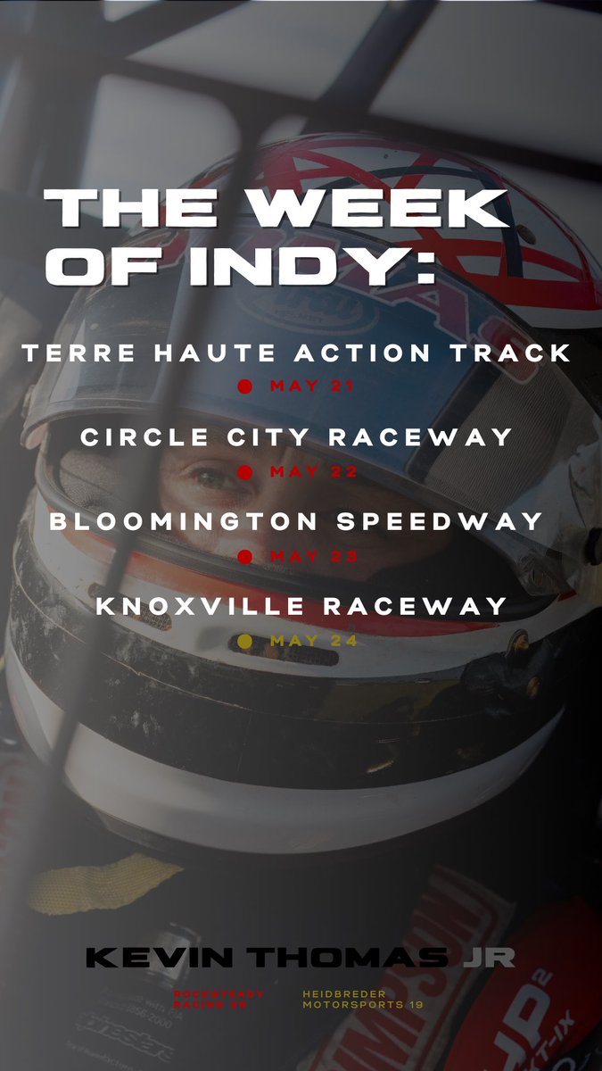 Kevin Thomas, Jr. (@kevinthomasjr) on Twitter photo ‼️SCHEDULE UPDATE‼️
With weather a big factor in Missouri, we’ve decide to head to <a href="/knoxvilleraces/">Knoxville Raceway</a> tomorrow in the Heidbreder 19 instead! ‼️SCHEDULE UPDATE‼️
With weather a big factor in Missouri, we’ve decide to head to <a href="/knoxvilleraces/">Knoxville Raceway</a> tomorrow in the Heidbreder 19 instead!