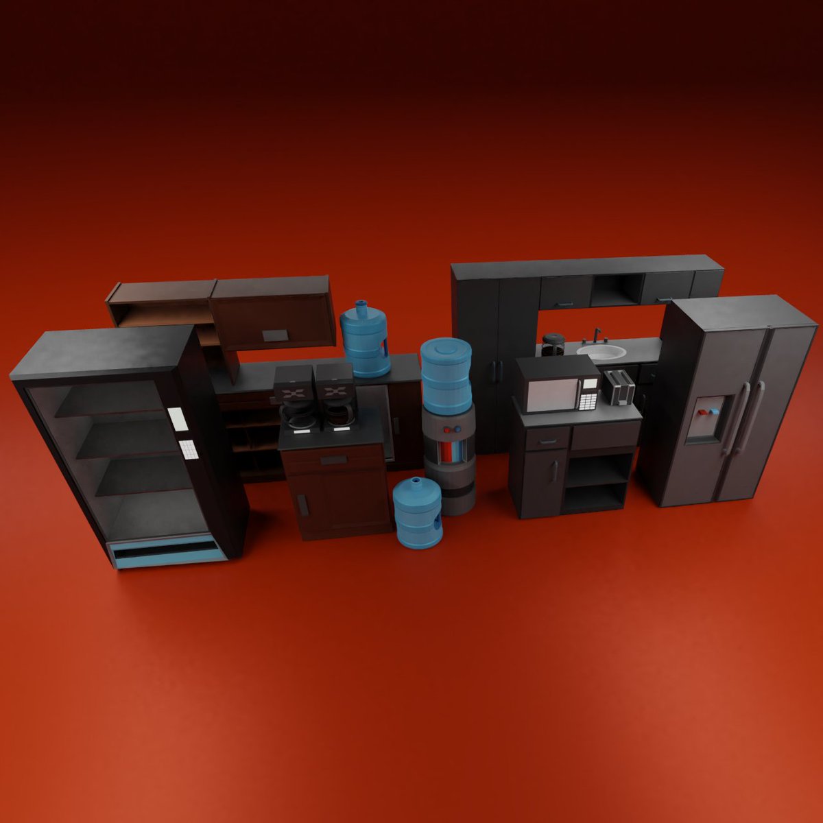 ParisPixels3D's tweet photo. 4 of the 5 Asset Packs created so far with another on the way soon! All available at the Unity Asset Store, and soon to be more locations :D 

Excited to show off the next Pack when its caught up! In the meantime check out - https://t.co/CJOaaRBUKl #DigitalArt #Props #Blender https://t.co/KSrpS8zx9S
