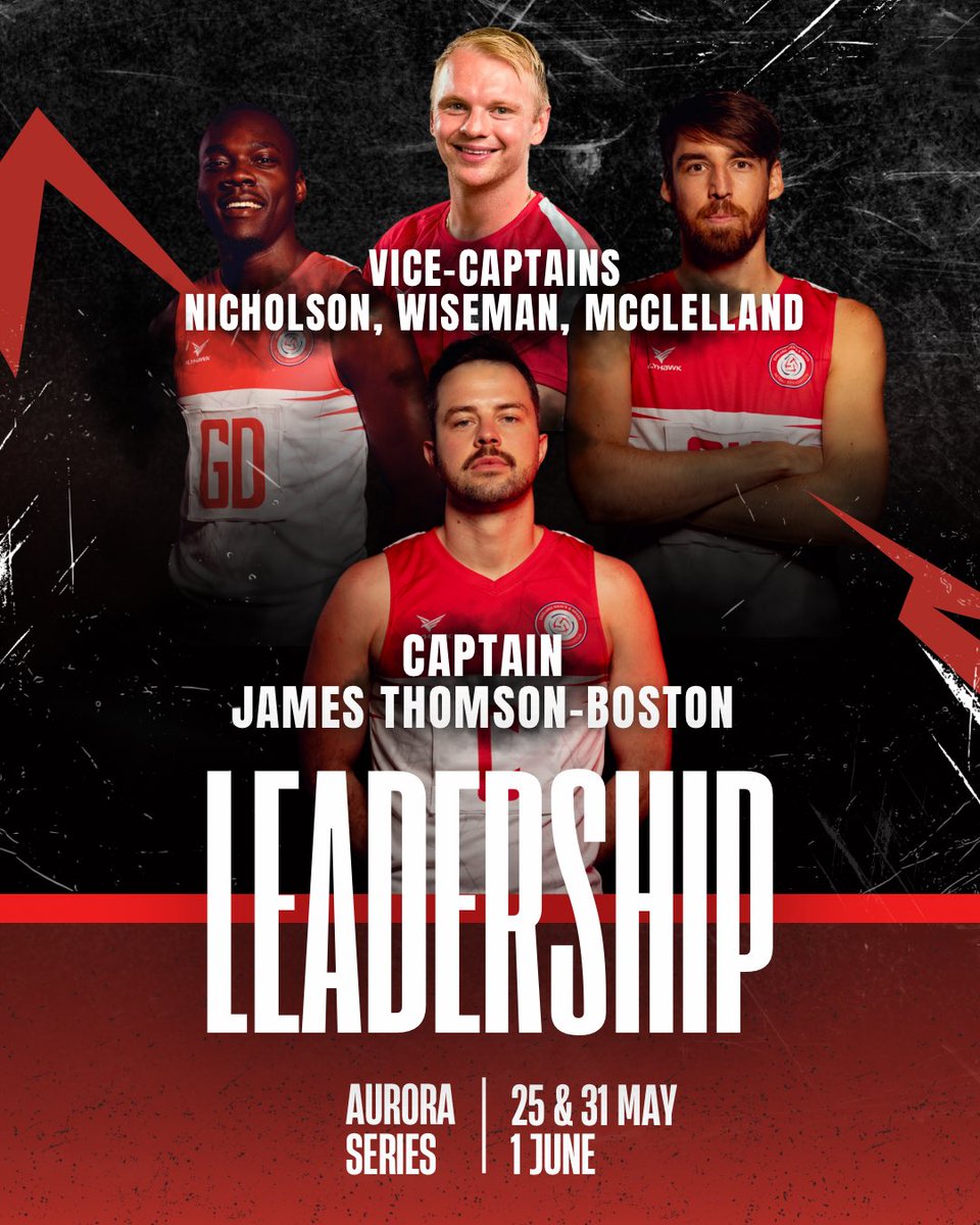 Ready to lead. Ready to make history 😤

Introducing our leadership group for the Aurora Series 🏴󠁧󠁢󠁥󠁮󠁧󠁿🇦🇺

#AuroraSeries #EnglandThorns