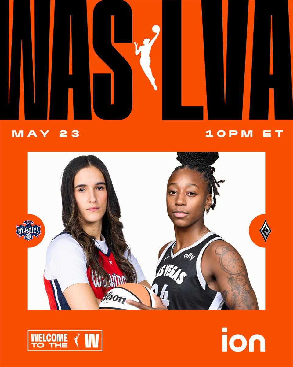 Tonight’s lineup is LOADED 😮‍💨

 Starting at 7:30pm/ET:
 ▪️ Lynx vs. Sun
 ▪️ Valkyries vs. Sparks
 ▪️ Mercury vs. Storm
 ▪️ Aces vs. Mystics

Watch LIVE on ION!