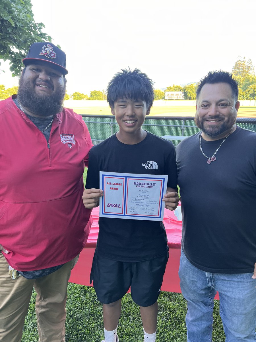 Cole Sasaki (@colesasaki7) on Twitter photo It was an honor to make the BVAL All League team for JV Baseball. Thank you to all of my <a href="/whsathleticss/">Westmont Athletics</a> coaches, <a href="/DTDevelopmentCA/">DTDevelopmentCA</a> and my travel ball coaches this season. Thank you to my parents for always supporting me. Now back to work. It was an honor to make the BVAL All League team for JV Baseball. Thank you to all of my <a href="/whsathleticss/">Westmont Athletics</a> coaches, <a href="/DTDevelopmentCA/">DTDevelopmentCA</a> and my travel ball coaches this season. Thank you to my parents for always supporting me. Now back to work.
