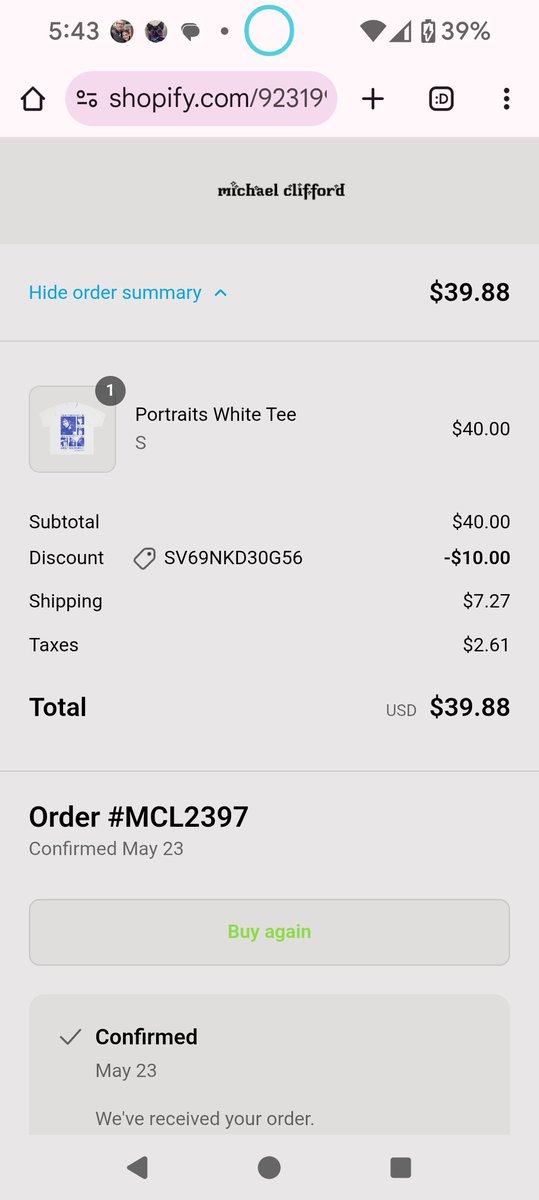 Dang it <a href="/Michael5SOS/">michael clifford</a> now i have an excuse to buy more merch 🤣 I was trying to save for my wedding