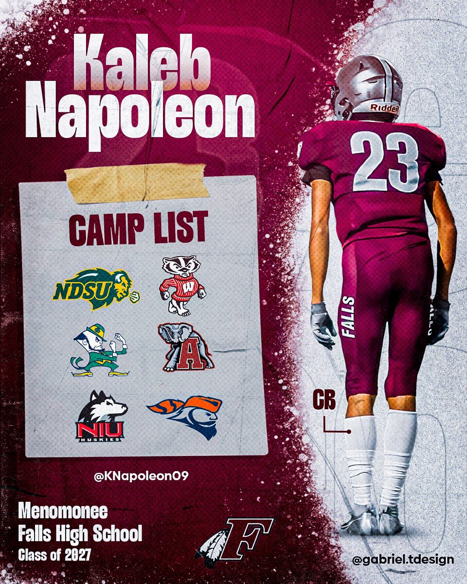 Here is my camp schedule for the summer of 2025! Thanks to all the coaches for the invites!!