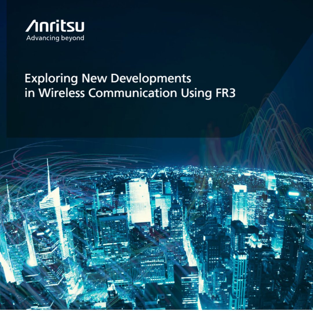 Anritsu's tweet photo. #Anritsu's white paper examines the trends in wireless frequency band allocation for #5GAdvanced and #6G.
Download now to learn more about the key features of #FR3, as well as how to overcome the challenges it faces: https://t.co/RxewTLrwk4
#6Gtechnology #5Gevolution https://t.co/fn8nDJtGdS