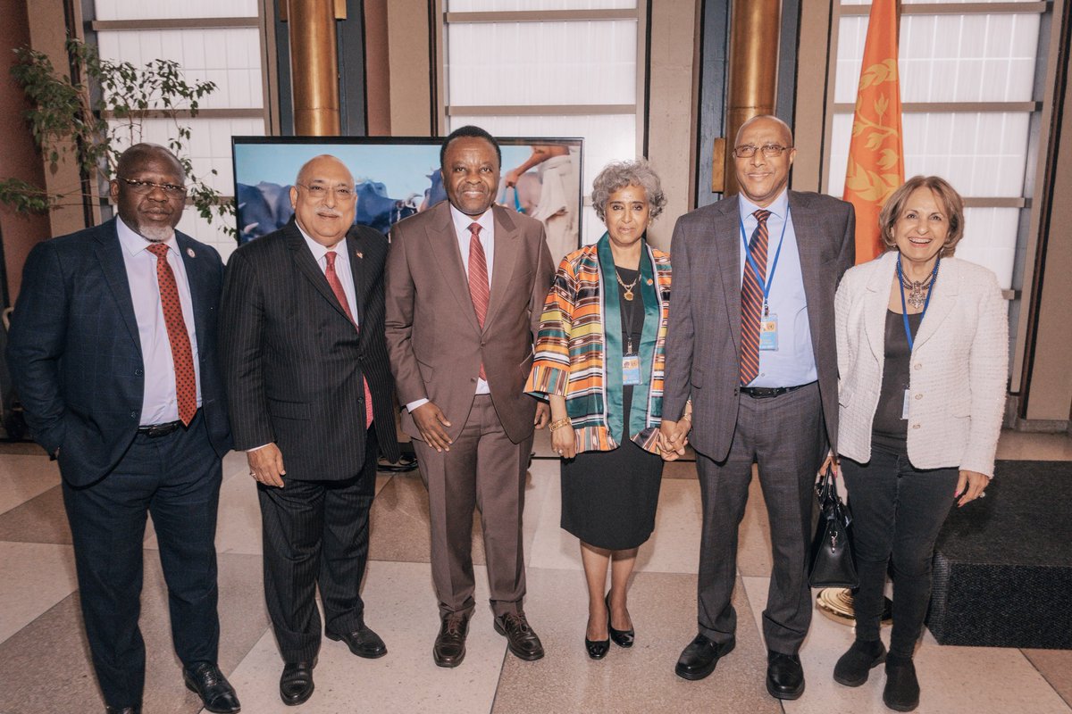 Eritrea_UN's tweet image. We are honored to mark #Eritrea|s 34th Independence Anniversary @UN. The event reflected #Eritrea|s enduring spirit, shared values of sovereignty, peace, and international cooperation. We extend our sincere appreciation to all delegations and partners who joined in celebration🇪🇷