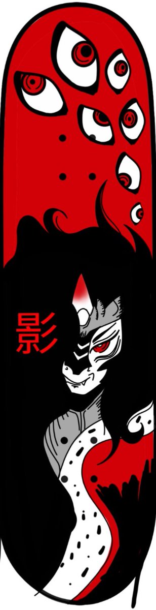 I'm wondering what works better...Eyes or No Eyes for a Sombra Hellsing style board

The eyes give it that edge looks but the eyeless is more bolder with the Kanji (the eyes Kanji can be removed)

Give us your opinions on it!