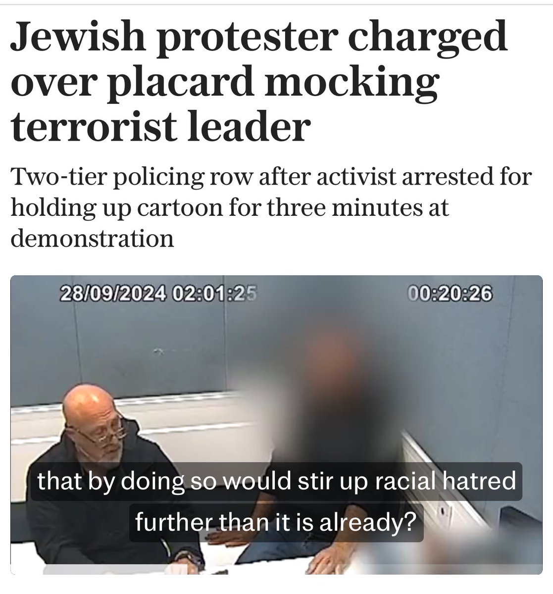 The police are now protecting the feelings of terrorist sympathisers.  

#Twotierpolicing