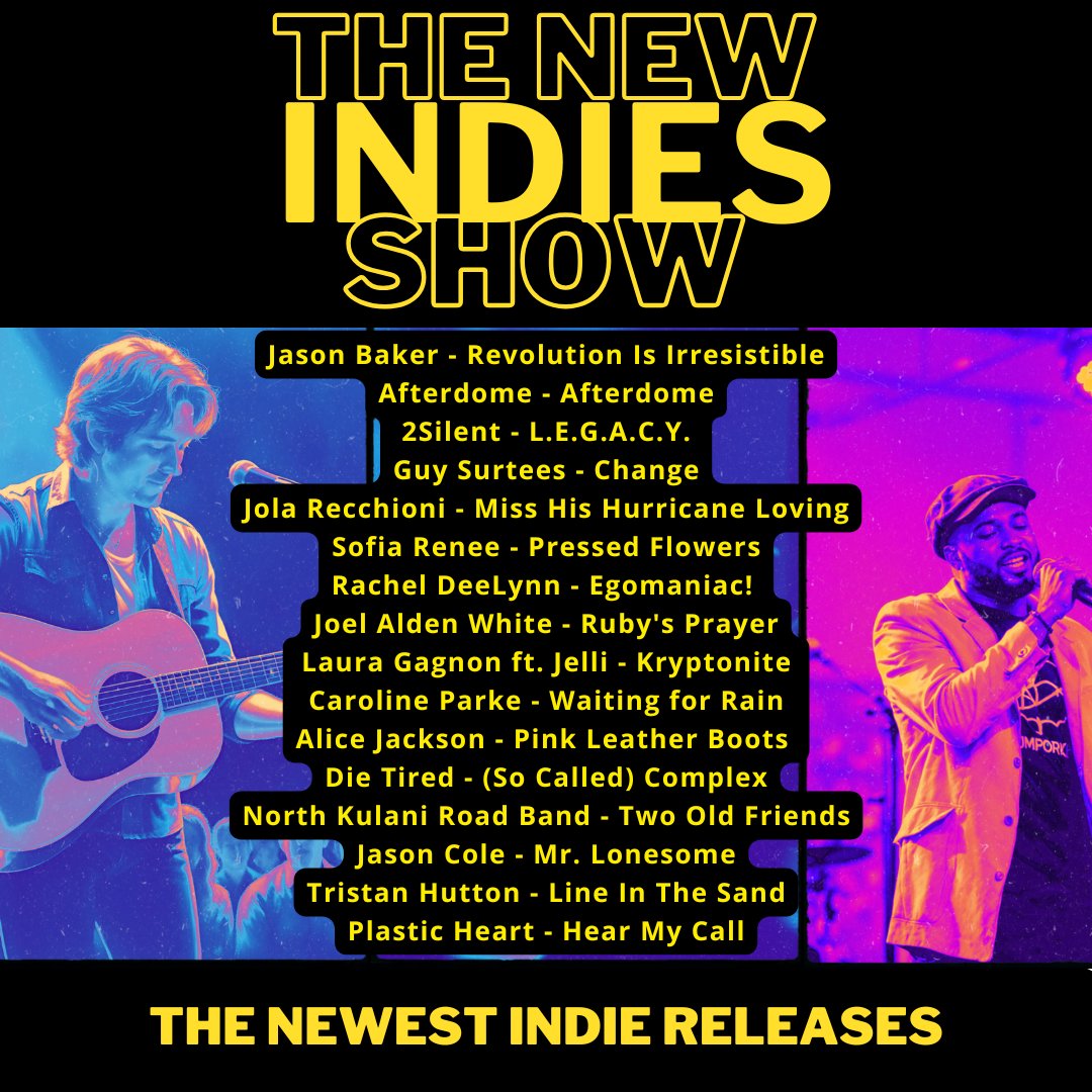 Catorweb radio (@catorwebradio) on Twitter photo #NowPlaying #NewIndies
@jbakervtmusic
#Afterdome
#2Silent
#GuySurtees
#JolaRecchioni
#SofiaRenee
#RachelDeelynn
#JoelAldenWhite
#LauraGagnon
<a href="/carolinerparke/">CarolineParkeSongwriter🎻🎵🌻</a>
#AliceJackson
<a href="/DieTiredBand/">Die Tired</a>
#NorthKulaniRoadBand
<a href="/jbcole70/">Jason Cole</a>
#TristanHutton
<a href="/plasticheart_23/">Plastic Heart</a> #NowPlaying #NewIndies
@jbakervtmusic
#Afterdome
#2Silent
#GuySurtees
#JolaRecchioni
#SofiaRenee
#RachelDeelynn
#JoelAldenWhite
#LauraGagnon
<a href="/carolinerparke/">CarolineParkeSongwriter🎻🎵🌻</a>
#AliceJackson
<a href="/DieTiredBand/">Die Tired</a>
#NorthKulaniRoadBand
<a href="/jbcole70/">Jason Cole</a>
#TristanHutton
<a href="/plasticheart_23/">Plastic Heart</a>