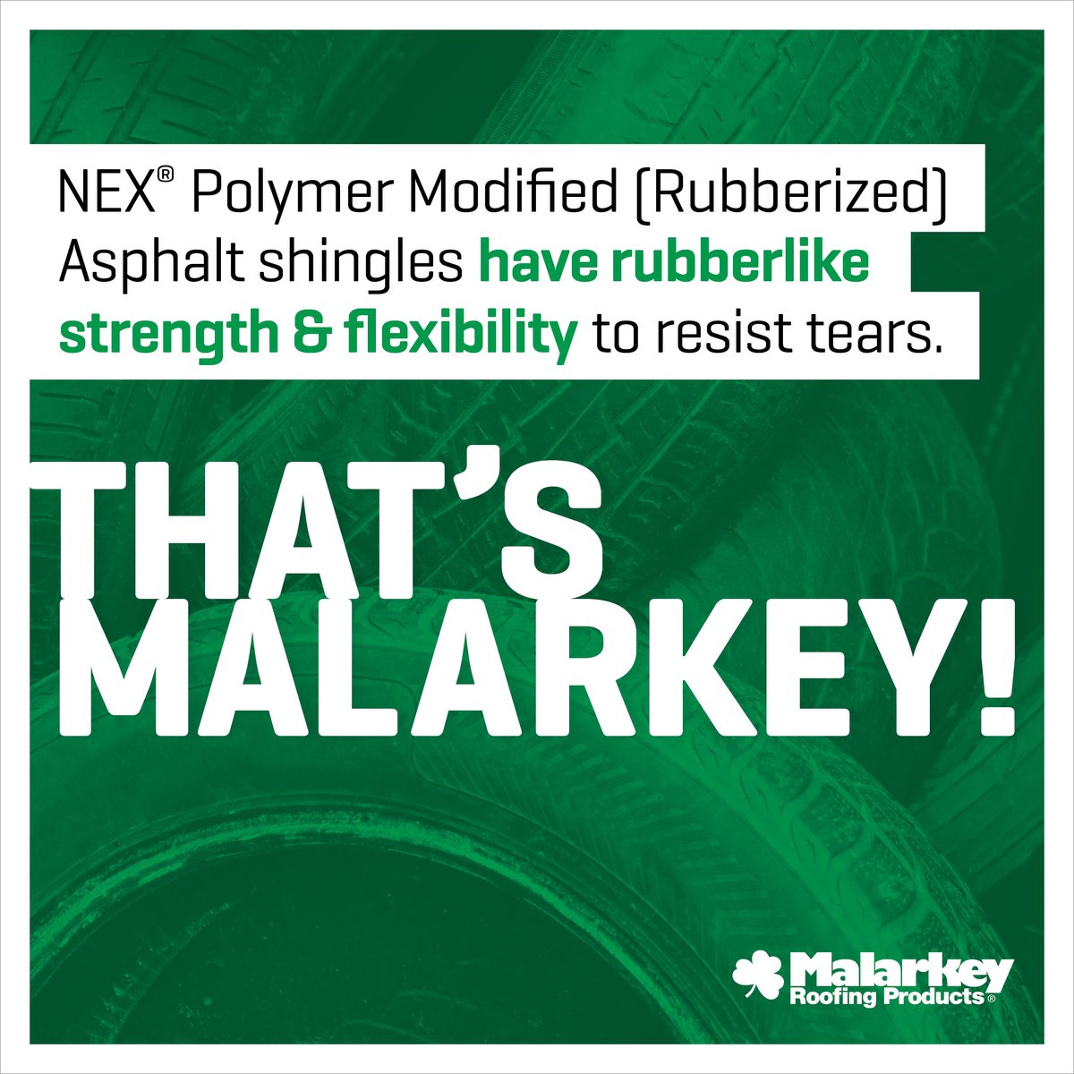 NEX® preserves asphalt’s natural suppleness and stickiness to resist thermal dry-out and improve granule embedment, and adds rubberlike strength and flexibility to resist tears, withstand wind, &amp; absorb and deflect force impact to help prevent hail damage.

#Thunderstorms <a href="/Holcim/">Holcim</a>