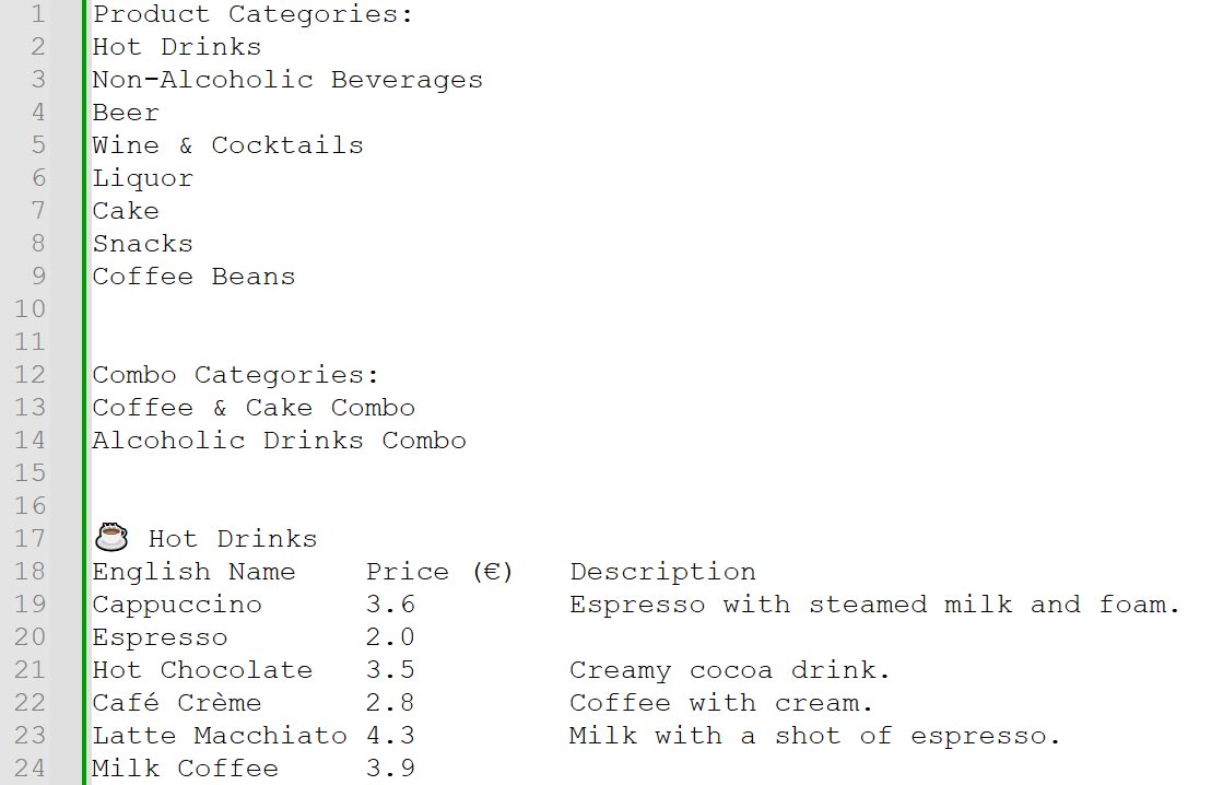 今天算法和项目双开成功。学算法3.6小时，做完Blatt1，虽然我已经拿到Übungsleistung，但这学期打算再跟一遍练习。做苍穹外卖2.1小时，没看新的视频，还在做Datenbank构建，因为我要改成英文的coffee项目，所以要重新设计表，我直接参照着我们咖啡店的品写，还挺好玩的，未完待续。