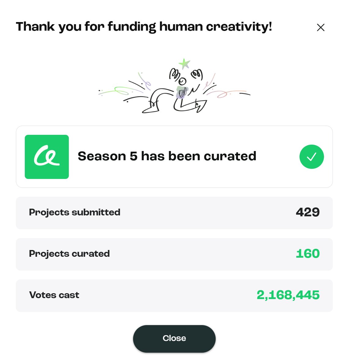 ALANA (@alana_xyz) on Twitter photo The <a href="/ArtizenFund/">Artizen</a> has just concluded! Thank you so much for getting ALANAmagazine curated for <a href="/BasedCreators/">Create on Base</a> and deZine by <a href="/MairMarquez/">Miranda Marquez</a> 😍!
Congrats to this amazing season finale and looking forward to the next weeks! 🤓 The <a href="/ArtizenFund/">Artizen</a> has just concluded! Thank you so much for getting ALANAmagazine curated for <a href="/BasedCreators/">Create on Base</a> and deZine by <a href="/MairMarquez/">Miranda Marquez</a> 😍!
Congrats to this amazing season finale and looking forward to the next weeks! 🤓