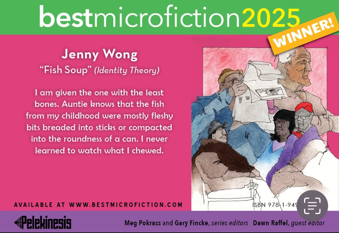 So happy to be a part of 2025’s <a href="/bestmicrofic/">…</a> with a little piece in <a href="/IdentityTheory/">Identity Theory</a> (thank you!!!). 🐟🍜

Pre-orders here:

best-microfiction.square.site/product/best_m…