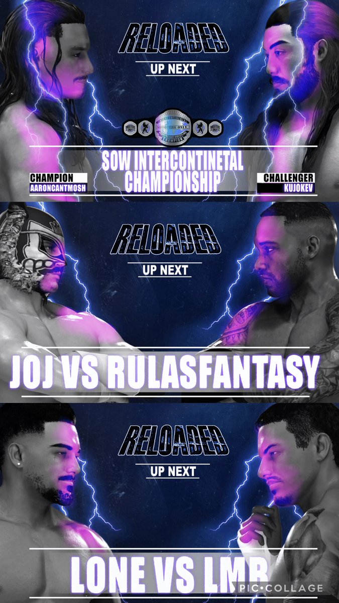 ShooterWrestlin's tweet image. SOW Reloaded is LIVE tn at 7PM EST:
Main Event: @aaroncantmosh vs @KUJOkev for the IC championship
@wrldwrasslin & @partsunknown001 contract signing
@rulasfantasyy vs @tm_joj
@LoneCamo vs @tekhnician_
@gouke explains his actions
• @C4graps_ is HERE
• And much much more!!!