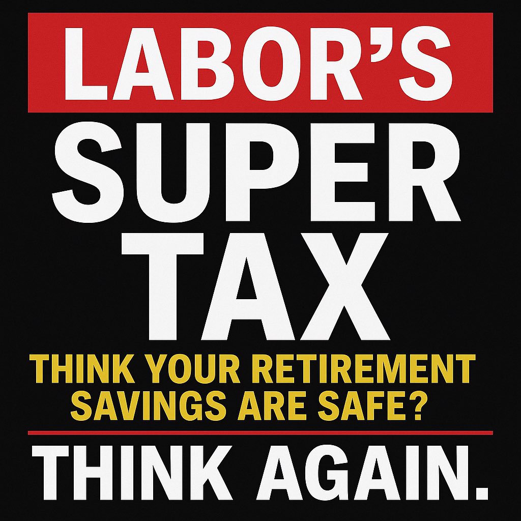 🚨 SUPER TAX SCANDAL 🚨

The government is about to tax money you haven’t earned.

Not profits.
Not income.

Just a number on a spreadsheet.

If you’ve got super, this could affect you. HARD.

🧵 Here’s how:
1/11