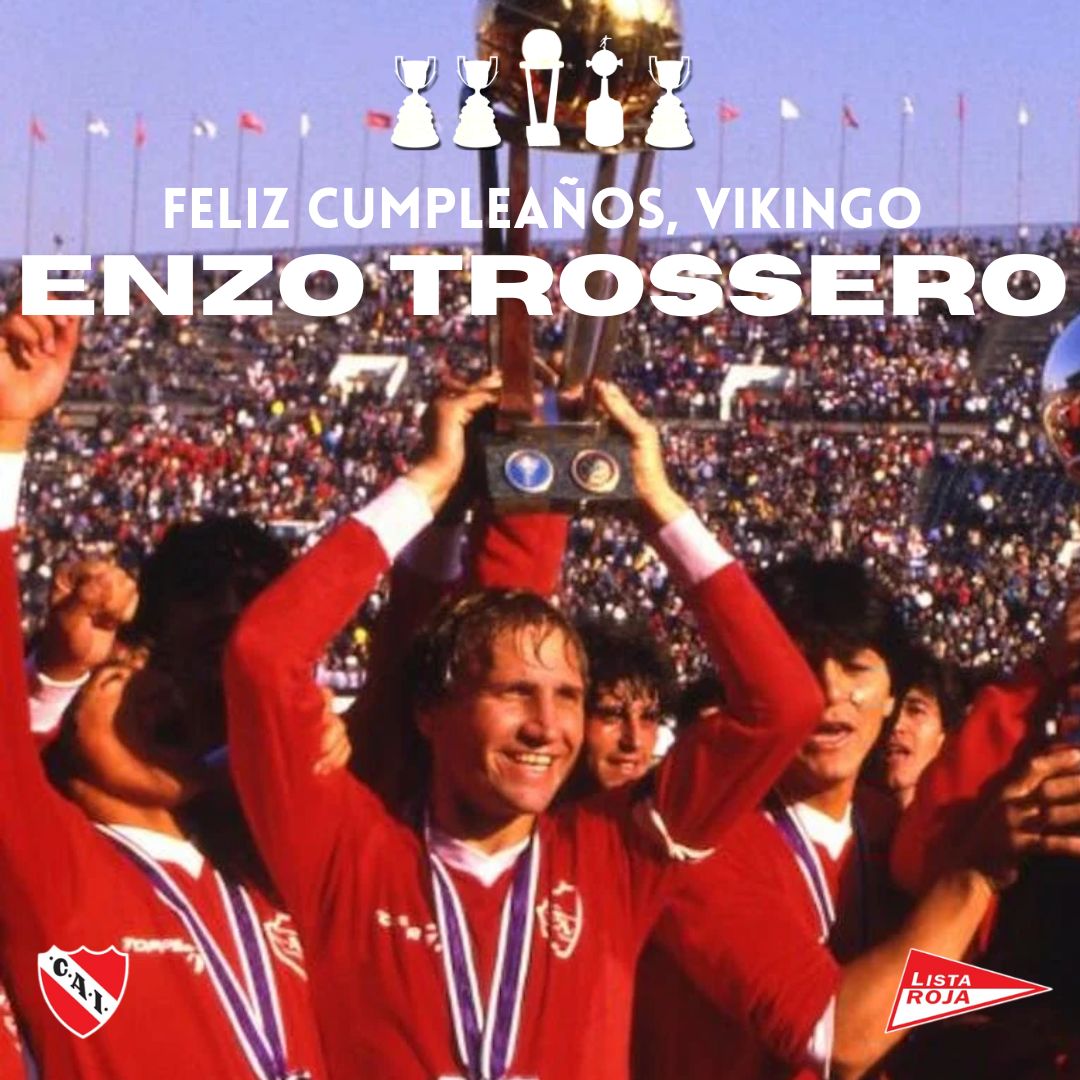 listarojacai's tweet image. 🇦🇹 Hoy cumple 72 años Enzo Trossero, uno de los grandes símbolos de la historia de #Independiente 🛡️ Defensor con alma de líder 🏆 Ganó todo con el Rojo, bajo Gestión #ListaRoja: Copa Libertadores e Intercontinental 1984, y tres campeonatos locales 💎 ¡Feliz cumpleaños, Enzo!