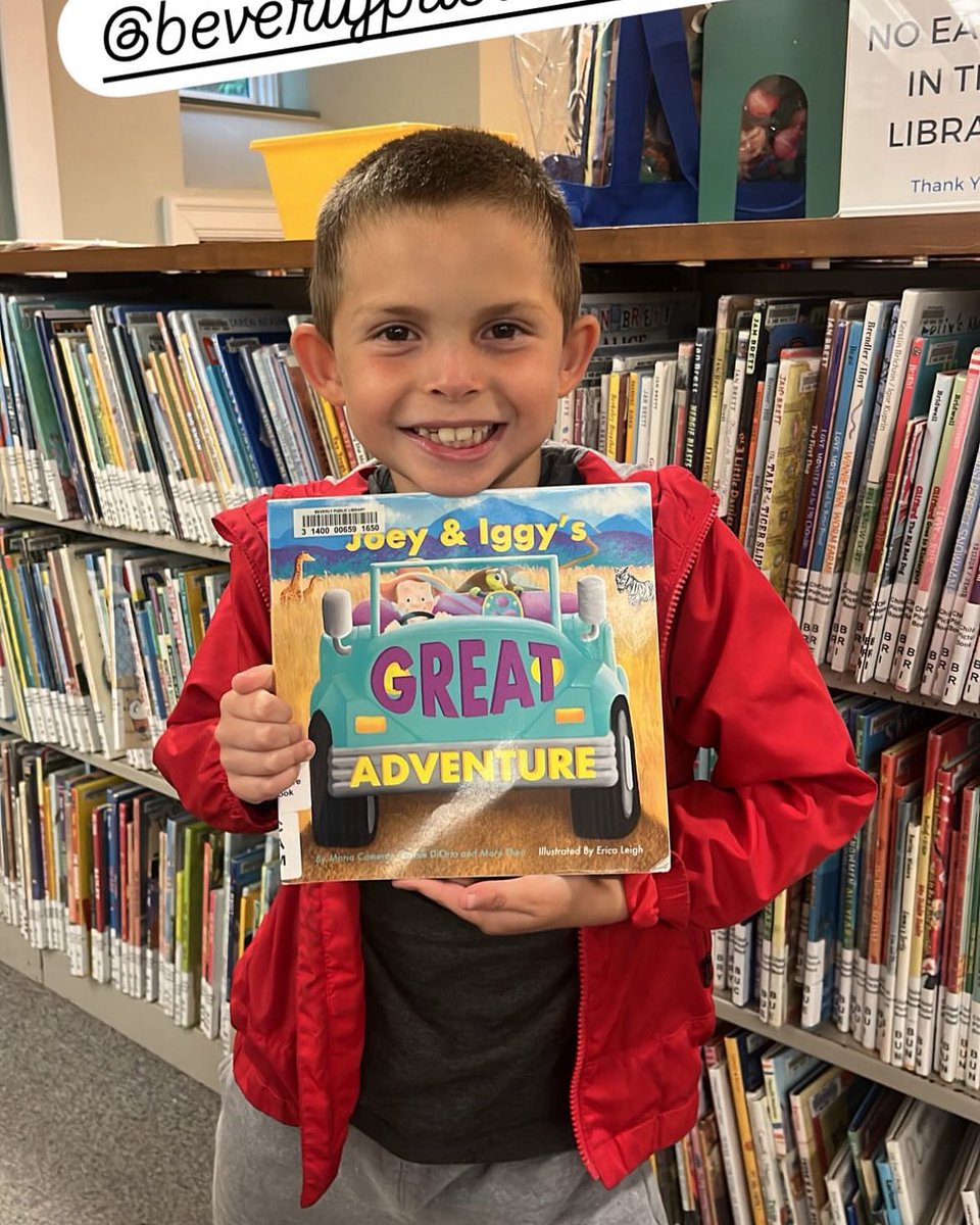This little light of mine, I’m going to let it shine.  A few years ago Cassie took Joey to the Beverly Public Library because we donated books to local libraries across the Northshore, and he found the book that his Auntie, Mom and I dedicated to him.  💙💙💙