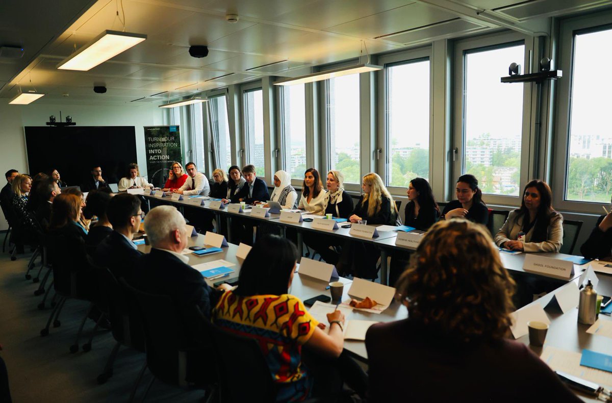 This week at #WHA78! 📣

<a href="/UNICEF/">UNICEF</a> hosted a high-level roundtable on the integral role of the private sector in supporting healthy starts for children.

The discussion centered on driving prevention efforts at scale to address the growing burden of obesity, chronic disease and