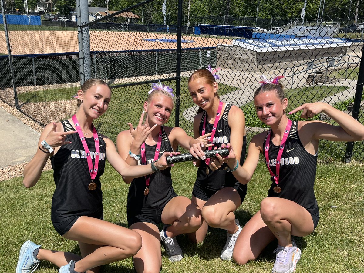 Caitlin, Megan, Breckyn, and Brooklyn drop a second off season’s best and finish 13th in the 4x4!!