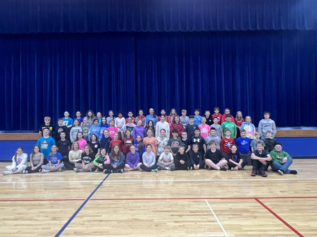 Good luck to the fifth grade class in middle school next year!
