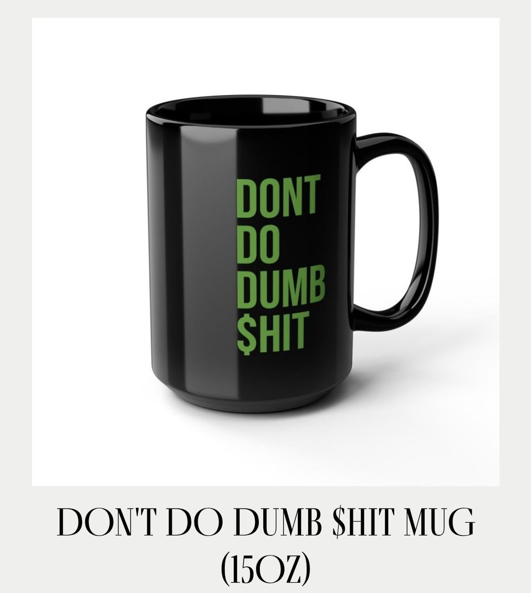 policingpips's tweet photo. Okay giveaway time!
Rules:
1.Follow me. Follow @Daytradingcoffe 
2.Comment on this post what your dumbest trading habit is.
3.Repost and tag 2 traders

Winner gets a Dont Do Dumb $hit mug and shirt! https://t.co/UpOjlQp3Yq