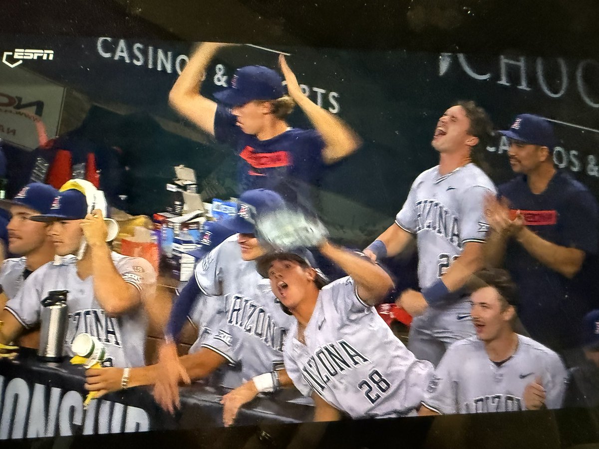 Tom Duerr (@thevoiceoftd) on Twitter photo Pictured here is <a href="/masonwhite24/">Mason White</a> and the impact he can have on those around him! Second HR of the day and third of the <a href="/Big12Conference/">Big 12 Conference</a> tournament. #BearDown <a href="/ArizonaBaseball/">Arizona Baseball</a>! Pictured here is <a href="/masonwhite24/">Mason White</a> and the impact he can have on those around him! Second HR of the day and third of the <a href="/Big12Conference/">Big 12 Conference</a> tournament. #BearDown <a href="/ArizonaBaseball/">Arizona Baseball</a>!