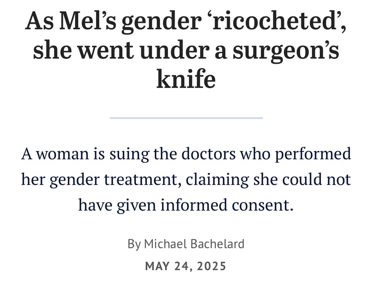 Moira Deeming MP (@moiradeemingmp) on Twitter photo 🙏🏻💜 Brave lovely Mel 💜🙏🏻
🚨She is suing Monash Health & two Doctors who ignored & exploited her vulnerability and instead of treating her to get well, they permanently harmed her with trans-affirmation drugs & surgeries.
<a href="/xmjefferies/">Mel Jefferies ✞</a>
“…hard pressed on every side,
but not 🙏🏻💜 Brave lovely Mel 💜🙏🏻
🚨She is suing Monash Health & two Doctors who ignored & exploited her vulnerability and instead of treating her to get well, they permanently harmed her with trans-affirmation drugs & surgeries.
<a href="/xmjefferies/">Mel Jefferies ✞</a>
“…hard pressed on every side,
but not
