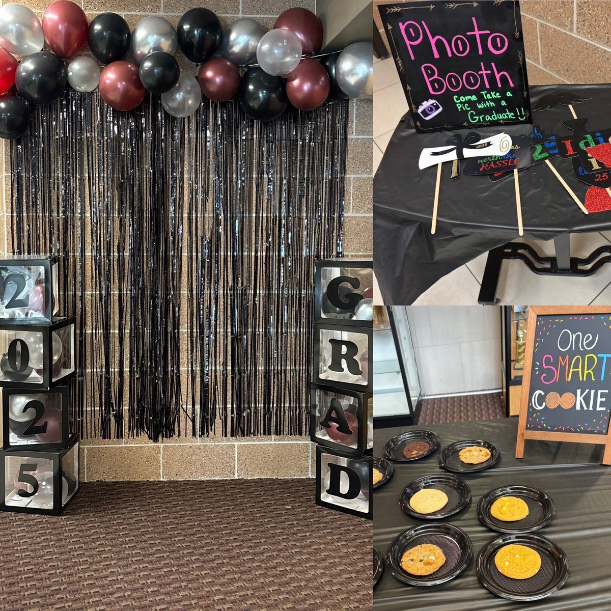 hildmana's tweet photo. Today we celebrated our amazing Extended Core seniors with an unforgettable in-house grad party! 🎓They gave speeches, ✍️ memory books, snapped pics at the photo booth 📸, &amp; enjoyed a mac &amp; cheese buffet 🧀✨So proud of this crew &amp; the staff who make it all happen! #onewahawk https://t.co/5qxGi5yuT7