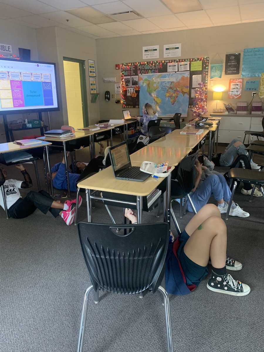 We call this the “Michelangelo painting the Sistine Chapel Simulation.” Some comments I heard from the students:
“Imagine if you dropped the paintbrush.”
“Imagine if you dropped the paintbrush on your FACE.”
“It took him how long?!”
Mission Accomplished 😌