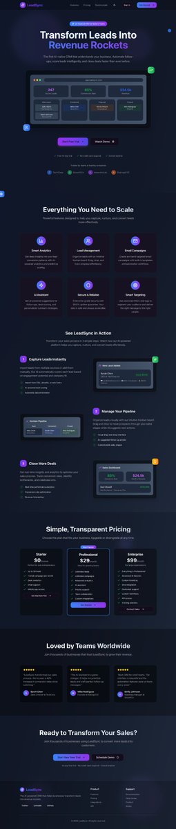 i_build_mvps's tweet image. Built a client-ready CRM MVP in 1 week 👇
-Next.js + Tailwind 
-Supabase: auth, DB, edge functions
-TypeScript

#buildinpublic