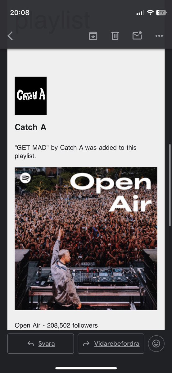 such a surreal feeling seeing my new track on <a href="/hedgesound_/">HEDGE</a> label goodbeats get added on Open Air, a playlist I loved when I first got into producing minimal tech !