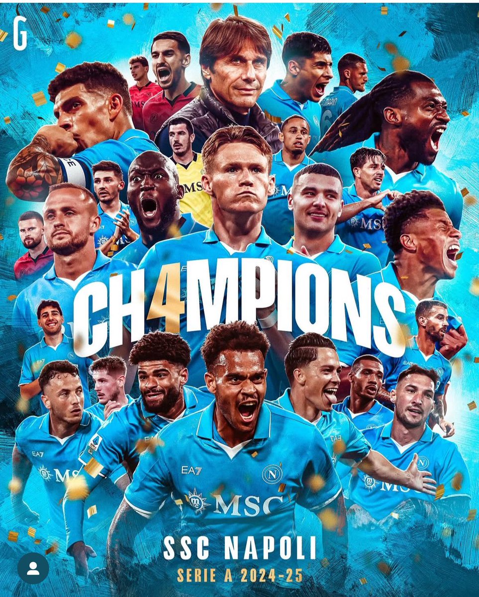 Complimenti in primis a #Delaurentis e #Conte che hanno diretto ed alla squadra che sul campo è diventata campione d’Italia!
#juve #juventus #napoli #maradona #scudetto #campione