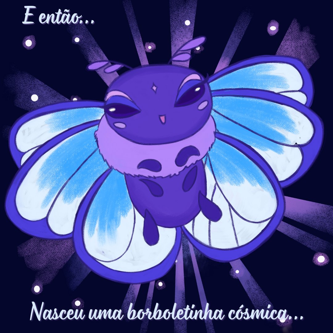 selocelestis's tweet image. Nesta semana, presenciamos o nascimento da Celis, da lagartinha sonhadora à borboletinha cósmica que voa entre histórias. Ela é nossa guardiã e o símbolo da nova era do Selo Celestis.

Em breve, nossa nova marca vai voar até você.

Ilustração: @Smoothlikebia

#SeloCelestis #Celis