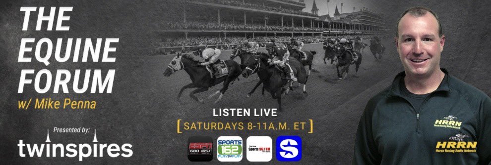 Mike Penna (@hrrnbaron) on Twitter photo Kick off #MemorialDayWeekend with my Saturday #EquineForum <a href="/HRRN/">HRRN</a> πΊπΈπ
8:15 <a href="/mwmracing/">Michael W. McCarthy</a> & <a href="/brenpwalsh/">brendan walsh</a> on <a href="/PreaknessStakes/">Preakness Stakes</a>
9:00 Ray Bouchard <a href="/EclipseTBP/">Eclipse Thoroughbred Partners</a>
9:20 <a href="/TheMichelleYu/">Michelle Yu</a>
9:40 <a href="/EJWilson81/">π΄πππ-πΉππ’ππ ππππππ</a>
10:00 <a href="/JoeyDaKRacing/">Joe Kristufek</a>
10:20 <a href="/BeckerTrackside/">Kurt Becker</a> Stroll
10:30 <a href="/Romansracing/">Dale Romans</a> <a href="/tjwilkin/">Tim Wilkin</a> #IATA Kick off #MemorialDayWeekend with my Saturday #EquineForum <a href="/HRRN/">HRRN</a> πΊπΈπ
8:15 <a href="/mwmracing/">Michael W. McCarthy</a> & <a href="/brenpwalsh/">brendan walsh</a> on <a href="/PreaknessStakes/">Preakness Stakes</a>
9:00 Ray Bouchard <a href="/EclipseTBP/">Eclipse Thoroughbred Partners</a>
9:20 <a href="/TheMichelleYu/">Michelle Yu</a>
9:40 <a href="/EJWilson81/">π΄πππ-πΉππ’ππ ππππππ</a>
10:00 <a href="/JoeyDaKRacing/">Joe Kristufek</a>
10:20 <a href="/BeckerTrackside/">Kurt Becker</a> Stroll
10:30 <a href="/Romansracing/">Dale Romans</a> <a href="/tjwilkin/">Tim Wilkin</a> #IATA