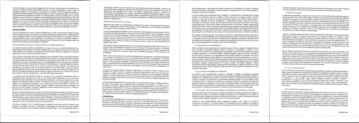 VerdadJusticiaG's tweet image. #Relatora #ONU Hoy en conferencia de prensa la relatora Especial de Naciones Unidas sobre la independencia de magistrados y abogados, Margaret Satterthwaite (@SRjudgeslawyers) señaló que en los últimos años en Guatemala se ha creado un mecanismo de persecución para periodistas,