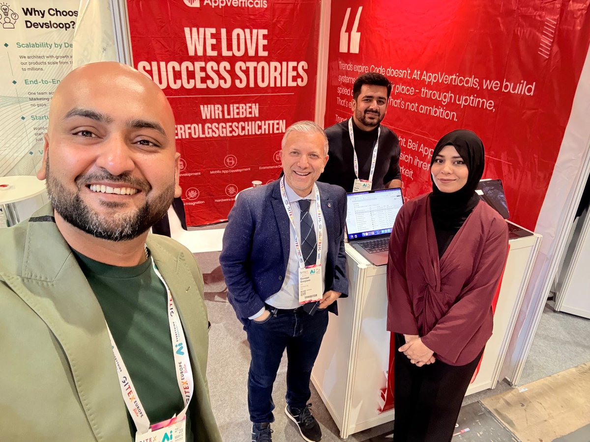 QaziKazim's tweet image. Productive Day 2 at GITEX EUROPE: met thoughtful people, had real conversations and reflected on the work we want to continue. Sometimes slowing down to listen and observe helps focus on what truly adds long-term value.
#GITEXEurope #AppVerticals #KoderLabs #TechThatMatters