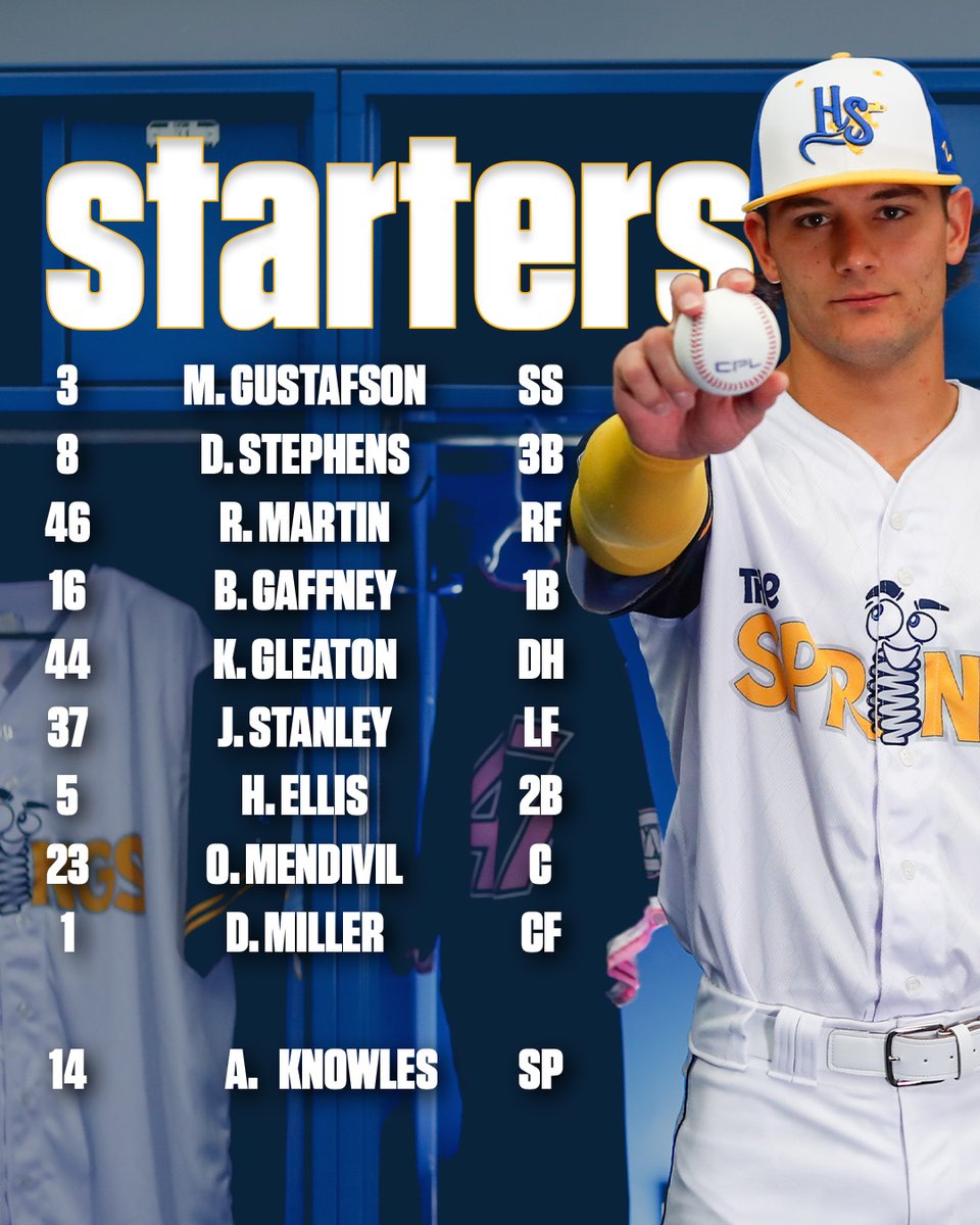 Meet your starters for the night!

#MandersNation