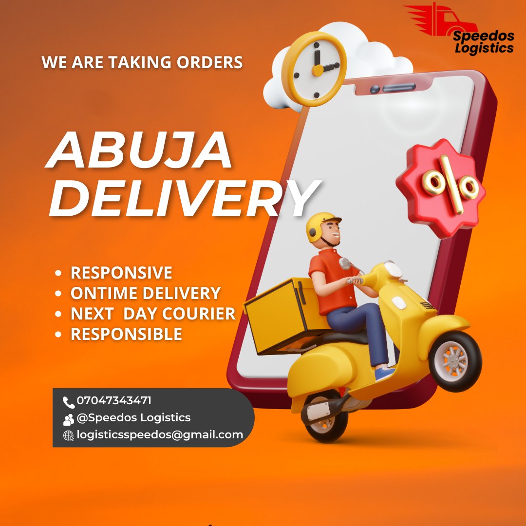 SpeedosL's tweet photo. We’re your business trusted delivery company based right here in Abuja, and we specialize in helping e-commerce vendors like you deliver faster, safer, and smarter.
Whether you sell luxury watches, skincare essentials, health products, or car gadgets, we’ve got you covered. https://t.co/ATI1tCiqOM