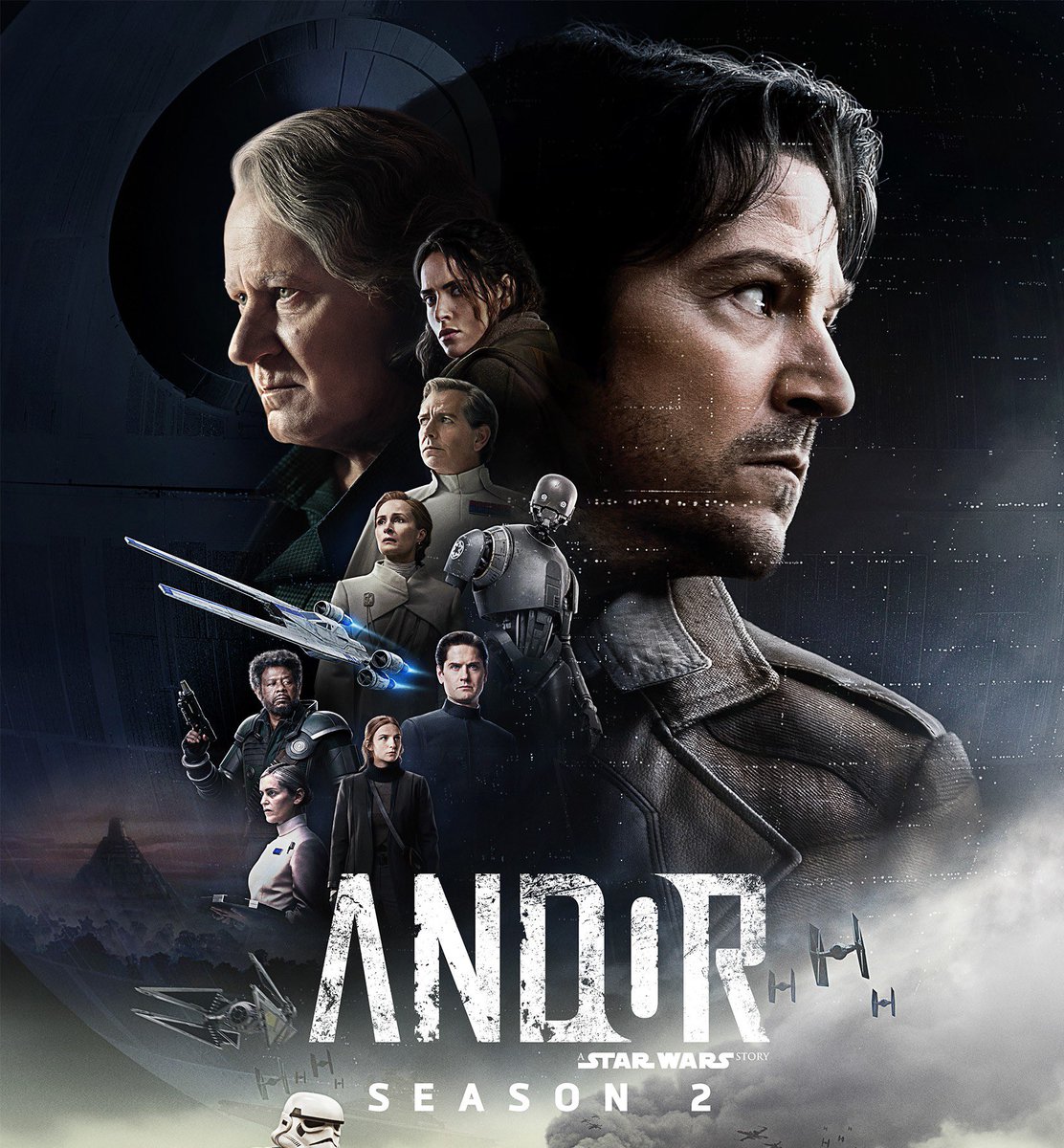 Disney has officially submitted ANDOR Season 2 for Emmy consideration in 23 categories including….

• Outstanding Drama Series

• Lead Actor in a Drama - Diego Luna

• Supporting Actor in a Drama - Kyle Soller, Stellar Skarsgård

• Supporting Actress in a Drama - Genevieve