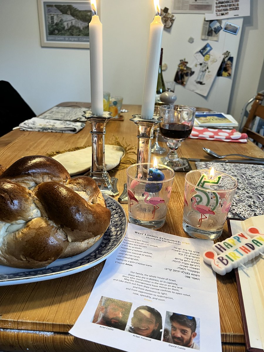 RubySampson18's tweet image. 🎗️This Shabbat we’re especially thinking of David Cunio who turned 35 this week, his second birthday in captivity.
🕯️May David and the other 57 hostages return now, speedily, and soon.