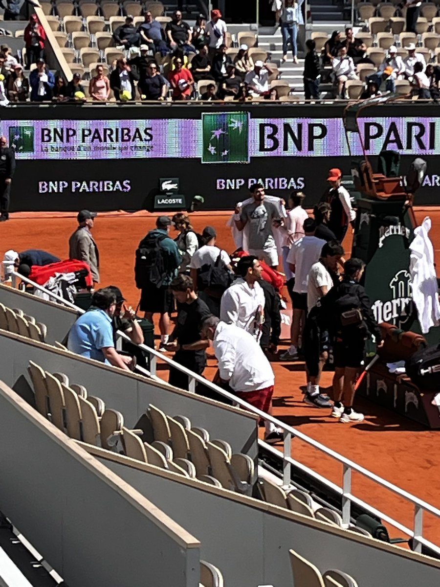 bobjnicholas's tweet photo. Amazing day with my daughter at #FrenchOpen @rolandgarros - great to be able to see @carlosalcaraz and @SabalenkaA training. We enjoyed soaking up the sunshine, the qualifying games, the activities and the food. https://t.co/zEf4Mbkhgk