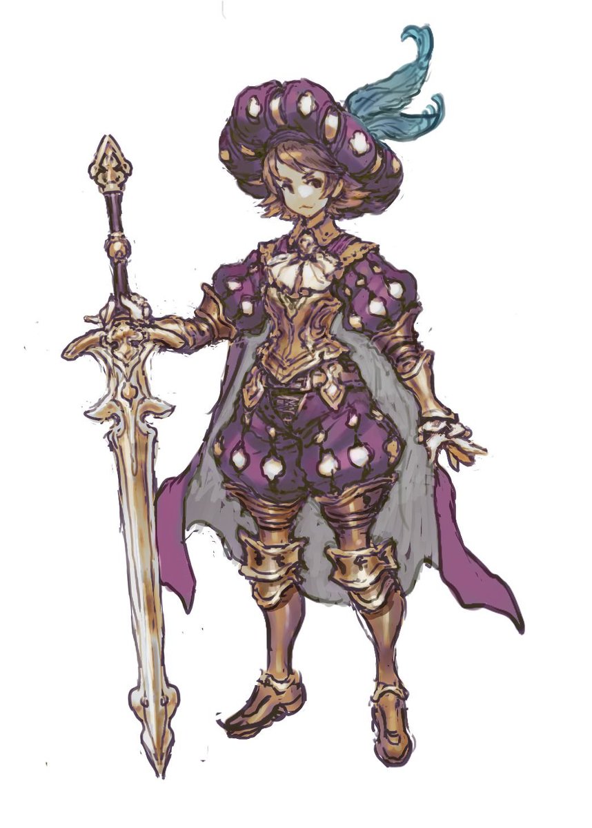 FFT style landsknecht sketch: