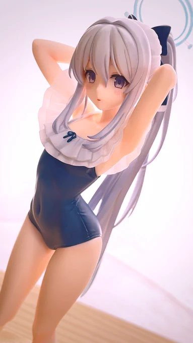 うちにも水着ミヤコ届きました!!ポージング、造形がとても良くてかわいいです 