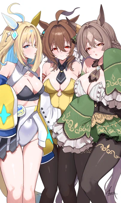 勝負服風バニーのダボ袖ウマ娘 