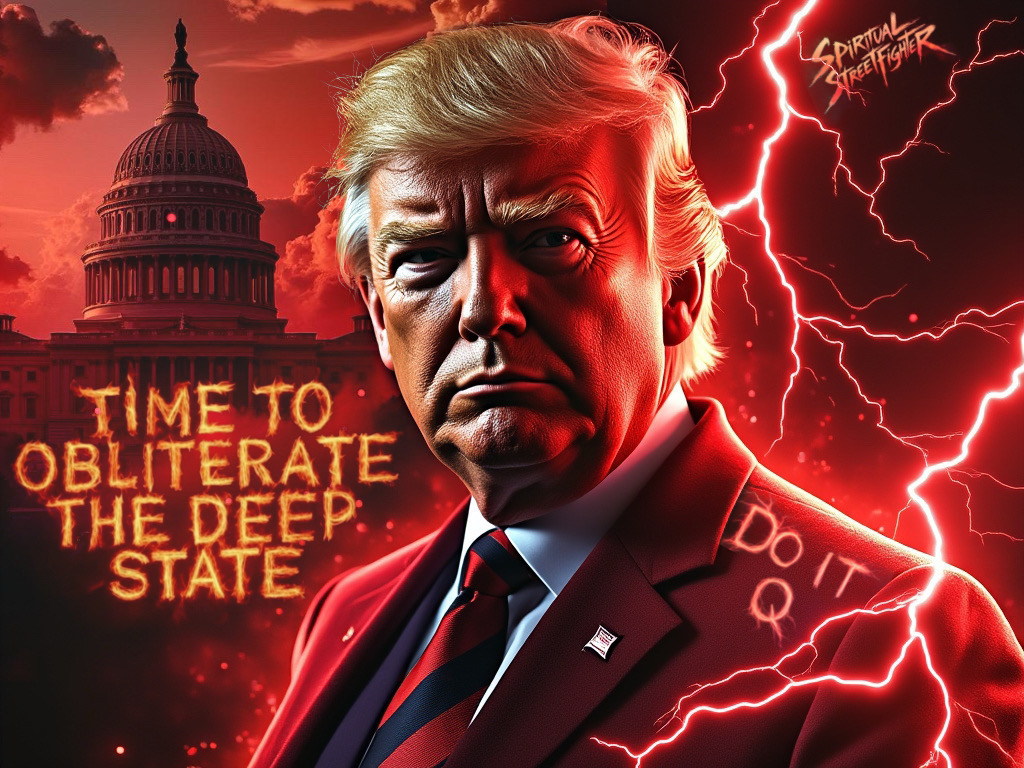 SpiritualSF_17's tweet image. Time To Obliterate The Deep State.💥