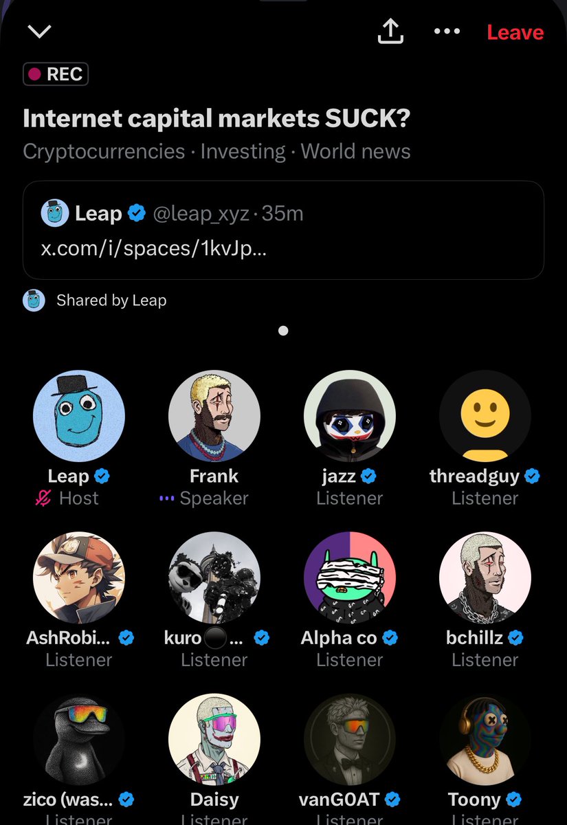 Twitter space season is back