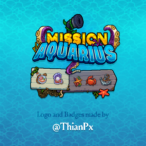 🌊 MISSION AQUARIUS 🌊

🦀 This upcoming HabboValley adventure will start monday! You can win up to 5 badges (pictured below) made by the great <a href="/ThianPx/">Thian | COMMISSIONS CLOSED 🐰</a>!🦀

🇩🇪 Only available on Habbo.de