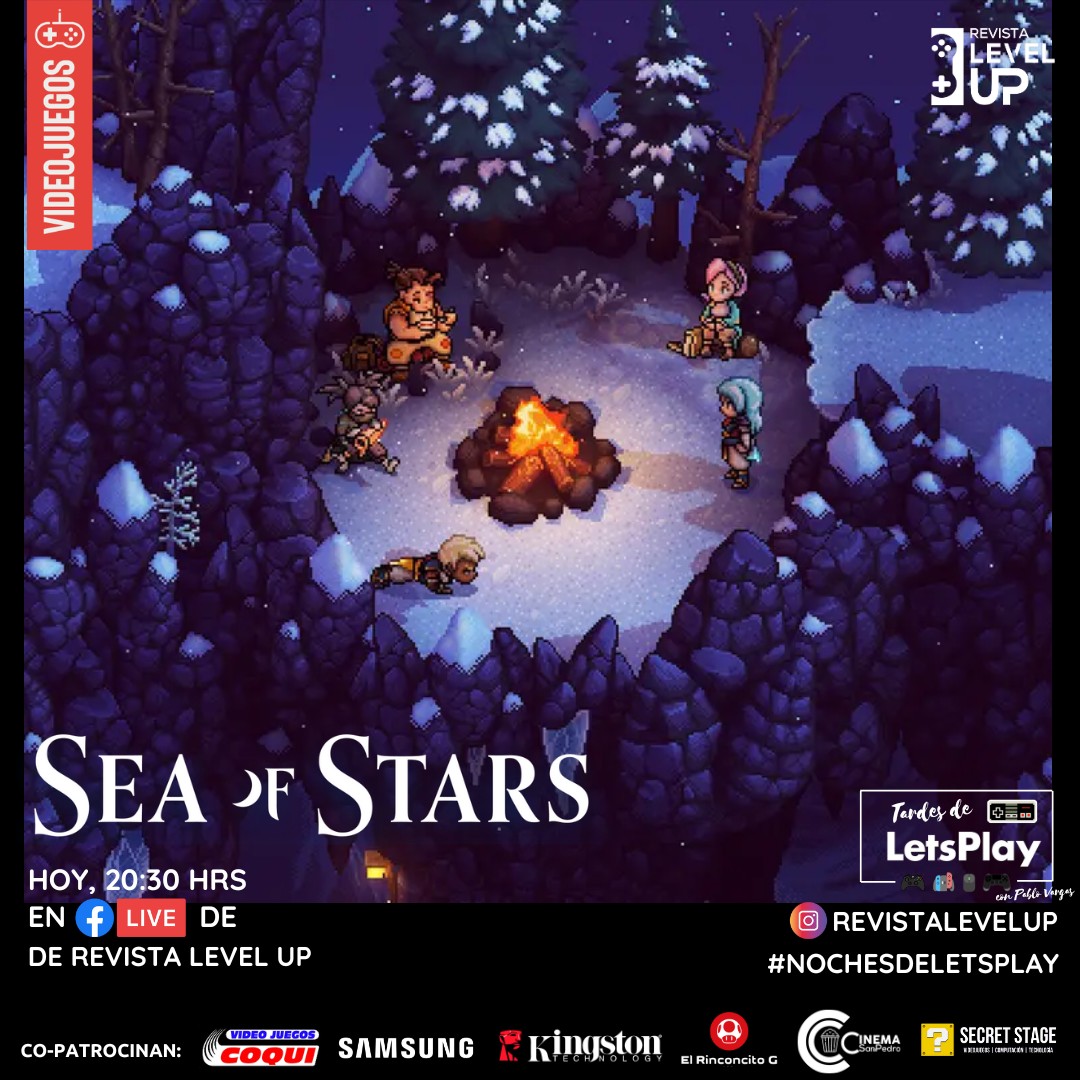 ¡Ya en vivo! ¡Regresamos con #SeaofStars en nuestras #NochesDeLetsPlay en Revista Level Up! #HoyJugamos al ganador al GOTY a 'Mejor videojuego indie' en los #LevelUpAwards en nuestros #ViernesDeRPGs. Comenta y participa de los sorteos. ¡Les esperamos! facebook.com/share/v/1BhaBx…
