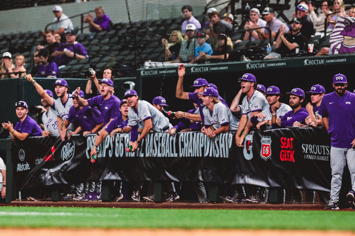 Big 12 Conference (@big12conference) on Twitter photo Reports of shenanigans in the first-base dugout <a href="/GlobeLifeField/">Globe Life Field</a>. Details forthcoming.
#Big12BSB | <a href="/Phillips66Gas/">Phillips 66 Gas</a> Reports of shenanigans in the first-base dugout <a href="/GlobeLifeField/">Globe Life Field</a>. Details forthcoming.
#Big12BSB | <a href="/Phillips66Gas/">Phillips 66 Gas</a>